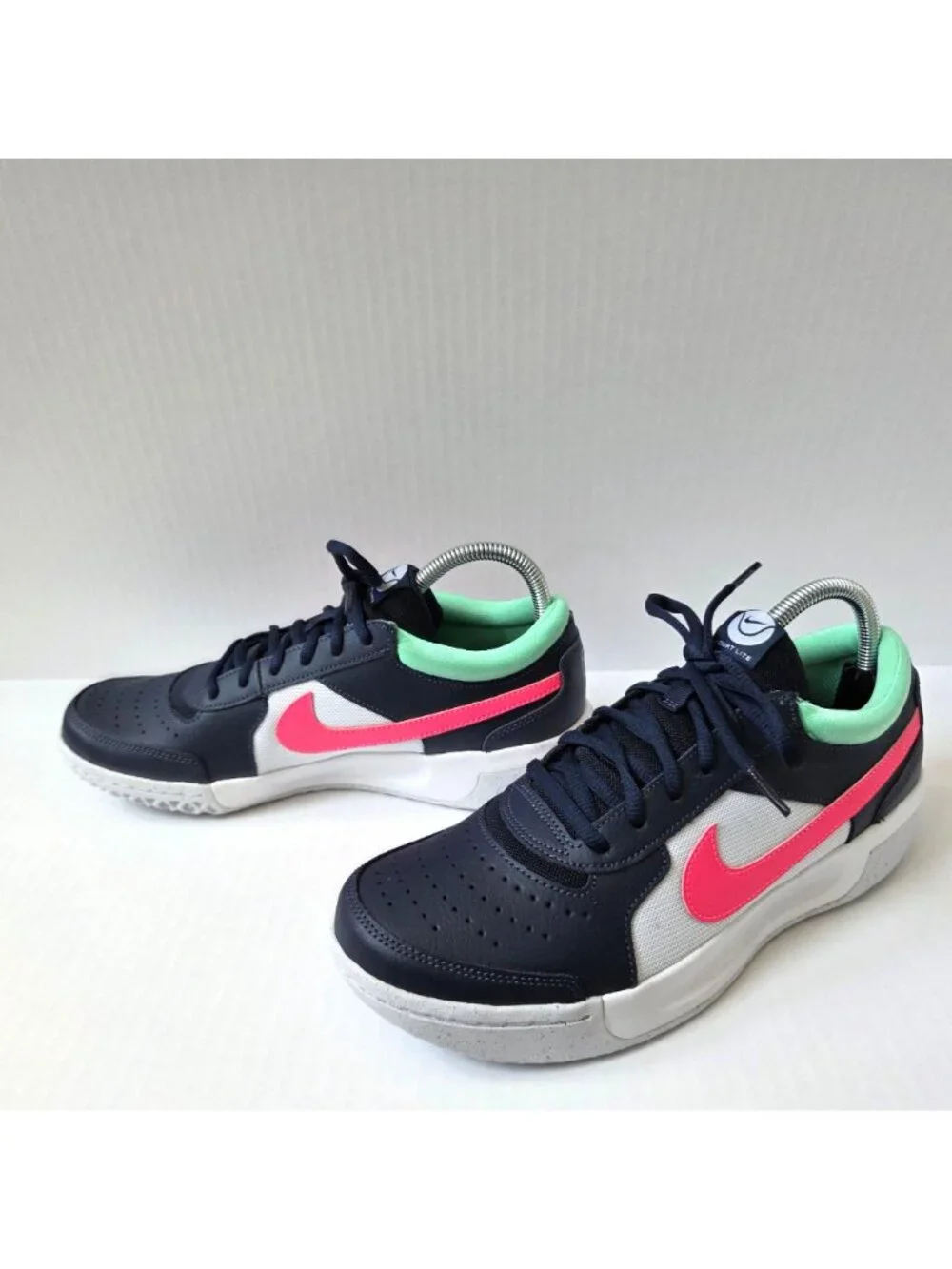 Nike Court Zoom Lite 3 Mens 8 Obsidian Hyper Pink Tennis Shoes DH0626